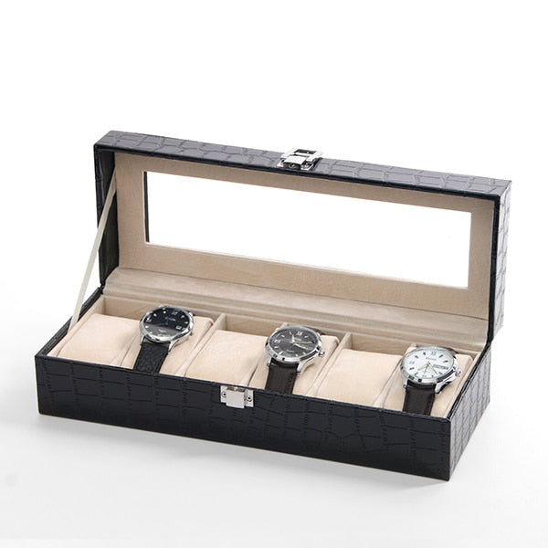 Flaches Uhrenetui Mit Klappdeckel