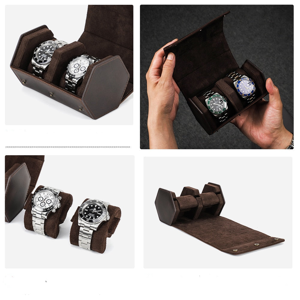 Luxus Leder Uhrenetui