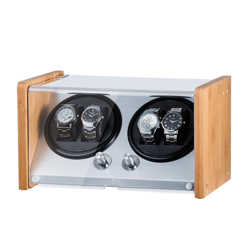 Uhrenbeweger 4 Uhren Holz